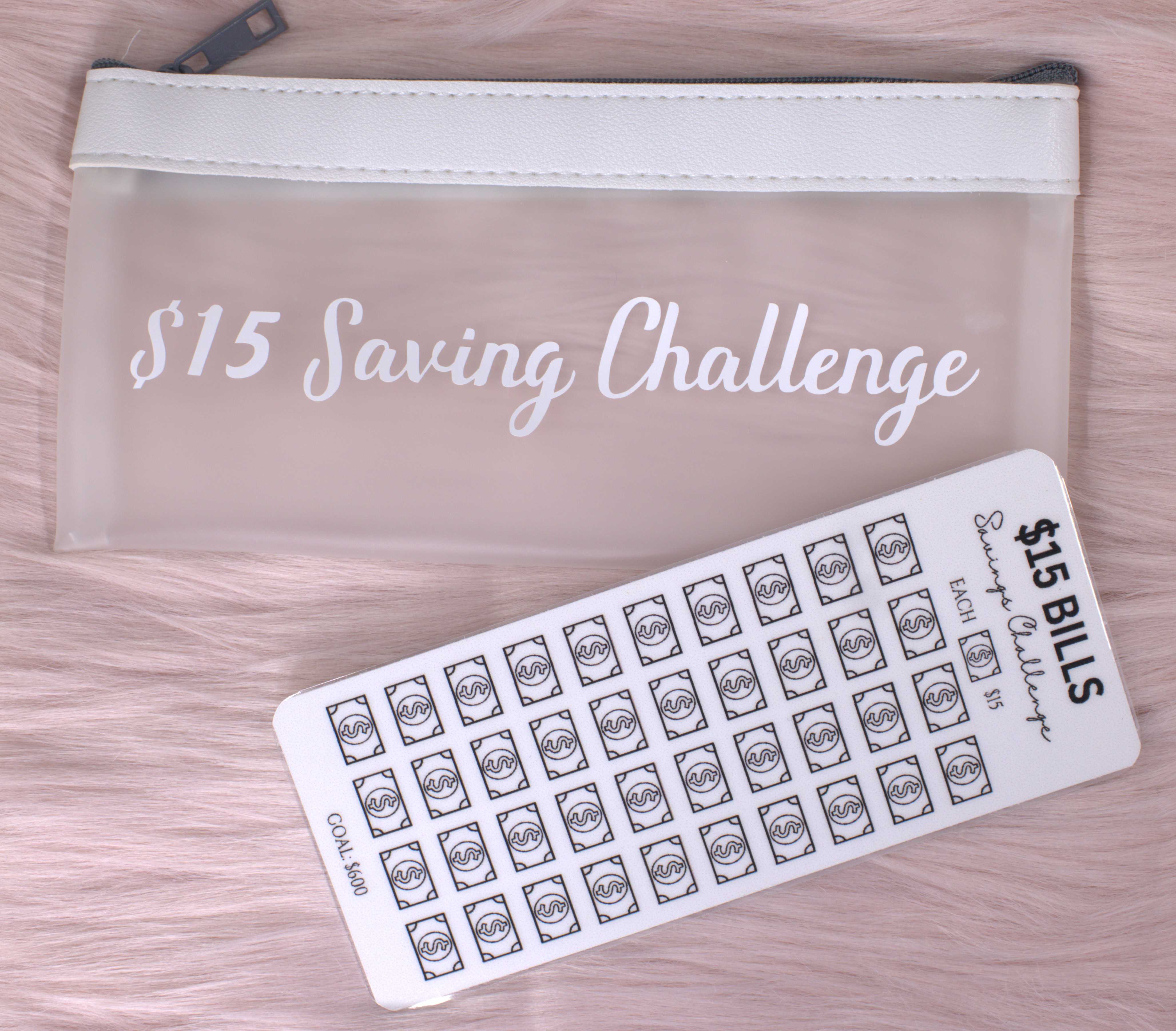 $15 Bills Saving Challenge